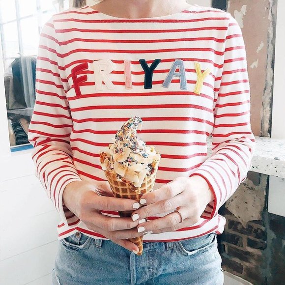 Joules Tops - Joules FRIYAY Striped T-Shirt